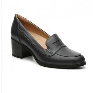 Naturalizer Shoes Women’s Loafers Black Leather